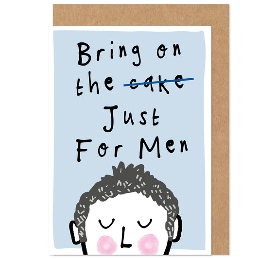 Just For Men Going Grey Funny Birthday Card