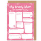 Lovely Mum Fill In The Blanks Mother's Day Card