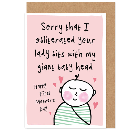 Funny First Mother's Day Card