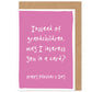 Still No Grandchildren Funny Mother's Day Card