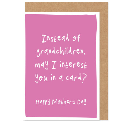 Still No Grandchildren Funny Mother's Day Card