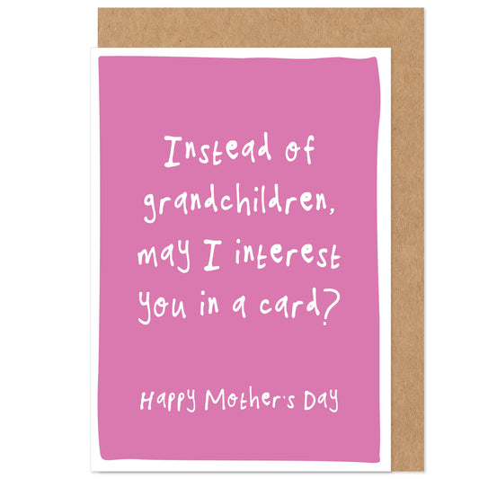 Still No Grandchildren Funny Mother's Day Card