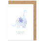 Roarsome New Baby Boy Dinosaur Card