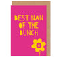 Best Nan Of The Bunch Mother's Day Card