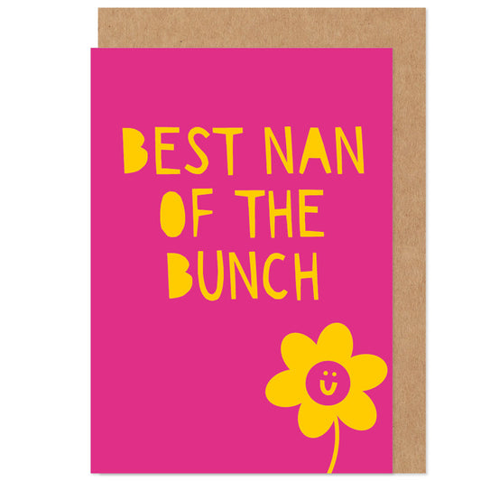 Best Nan Of The Bunch Mother's Day Card