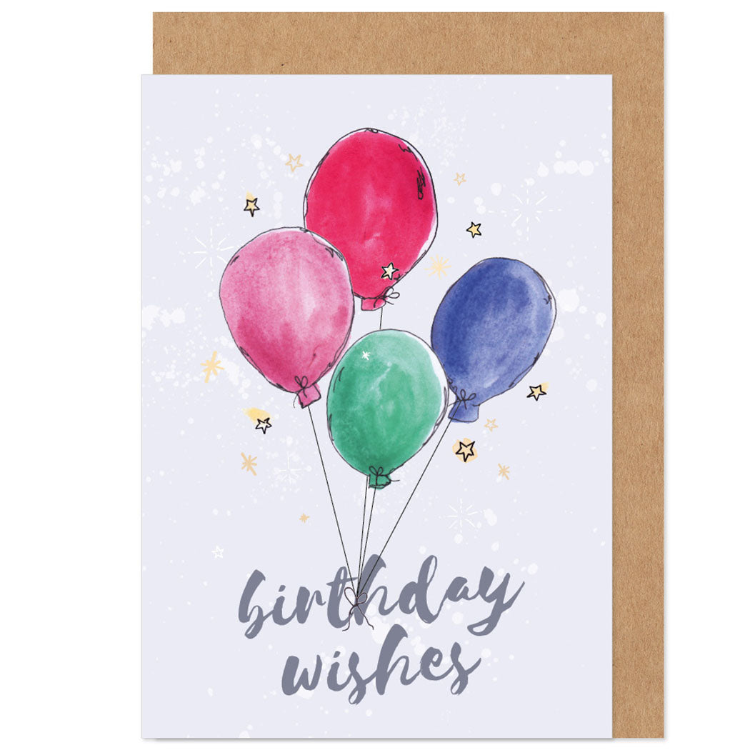 Bright Birthday Balloons Card