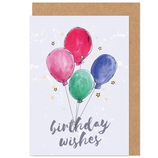 Bright Birthday Balloons Card