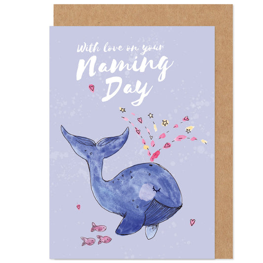 Whale Naming Day Congratulations Card